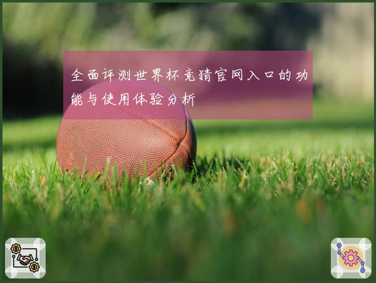 全面评测世界杯竞猜官网入口的功能与使用体验分析